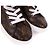 Sneakers Alte in Pelle Louis Vuitton Marrone Nero - vista 8