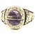 Autre Marque JOSTENS Au750 Diamant Farbsteinring Golden