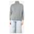 Autre Marque Grüner gerippter Kaschmir-Rollkragenpullover - Größe UK 16 - Ansicht 3