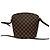 Borsa a Spalla in Pelle Damier Drouot di Louis Vuitton Marrone