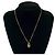 Set di collana con logo CD placcato oro Christian Dior D'oro