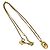 Set di collana con logo CD placcato oro Christian Dior D'oro - vista 3
