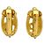 Set di collana con logo CD placcato oro Christian Dior D'oro - vista 7