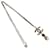 Collana Chanel Coco Mark con strass e perle finte Marrone Bianco D'oro - vista 4