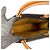 Céline Borsa in pelle Cabas verticale CELINE Marrone Nero - vista 9