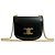 Céline Bolsa de ombro em couro de bezerro com logo Triomphe da Celine Teen Chain Besas Preto
