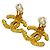 Orecchini a clip vintage Coco Mark Lava di Chanel D'oro - vista 5