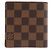 Louis Vuitton Damier Canvas Bi-Fold Geldbörse in Ebene Damier ebene - Ansicht 2