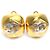 Orecchini in metallo con clip Coco Mark di Chanel D'oro