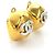 Orecchini in metallo con clip Coco Mark di Chanel D'oro - vista 2
