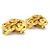 Orecchini a clip in oro Chanel Coco Mark D'oro - vista 2