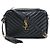 Borsa a Spalla Lou di Saint Laurent Nero
