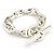 Hermès Bracciale Charm Chaine d'Ancre TGM Hermes Argento