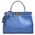 Fendi Peekaboo Medium Leather Shoulder Bag Blue  ref.2550523