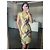 Vestido Christian Dior Raf Simons Cruise 2014 de seda amarillo - vista 2