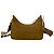 Bolso de nylon Saffiano con hardware de logo triangular Prada Castaño - vista 3