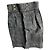 Chanel Schwarzer Canvas Bleistiftrock mit Hohem Bund XS