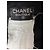 Chanel Schwarzer Canvas Bleistiftrock mit Hohem Bund XS - Ansicht 4