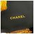 Foulard in seta con stampa floreale nera e dorata di Chanel Nero D'oro - vista 3