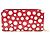Cartera Zippy Vernis Dot Infinity Louis Vuitton Blanco Roja - vista 2