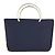 Chanel Navy Polyamid Tote-Handtasche Marineblau