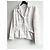 Blazer Moschino Jeans Blanco y Negro de Algodón - vista 3