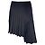Falda mini plisada Thierry Mugler negra Negro