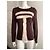 Top de manga larga Thierry Mugler de Jersey Marrón Beige Castaño - vista 3