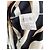 Valentino Garavani Kleid mit Zebra-Print Schwarz Weiß - Ansicht 7