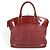 Borsa Tote Louis Vuitton Suhali Lockit MM in Rosso Tanami