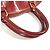 Borsa Tote Louis Vuitton Suhali Lockit MM in Rosso Tanami - vista 11
