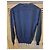 GIVENCHY Merinowoll Pullover Rundhals Marineblau 100% Wolle - Ansicht 2