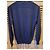 GIVENCHY Merinowoll Pullover Rundhals Marineblau 100% Wolle - Ansicht 3