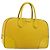 Gucci Bright Top Handle Diamante Pelle Medium Giallo
