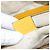 Gucci Bright Top Handle Diamante Pelle Medium Giallo - vista 7