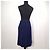 Yves Saint Laurent Falda azul de lana YSL Rive Gauche - vista 2