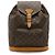 Zaino Montsouris GM in Monogramma Louis Vuitton Marrone - vista 2