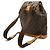 Zaino Montsouris GM in Monogramma Louis Vuitton Marrone - vista 3