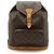Zaino Montsouris GM in Monogramma Louis Vuitton Marrone - vista 2