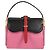 Borsa Prada Belle a manico superiore in vitello medio Rosa