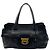 Borsa a spalla in pelle nera a grana di Tod's Nero