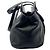 Borsa a spalla in pelle nera a grana di Tod's Nero - vista 2