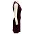 Alaïa Alaia burgunderfarbene ärmelloses V-Ausschnitt Stretch-Strickkleid Bordeaux - Ansicht 2