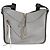 Borsa a spalla Hammock media in pelle di vitello grigia e nera Loewe Marrone