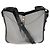 Borsa a spalla Hammock media in pelle di vitello grigia e nera Loewe Marrone - vista 2