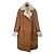 Abrigo Loewe de shearling y piel de cordero Cognac Coñac