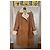 Abrigo Loewe de shearling y piel de cordero Cognac Coñac - vista 2