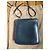 Borsa a spalla Hermès Camargue Box Calf blu navy Blu scuro - vista 14