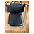 Borsa a spalla Hermès Camargue Box Calf blu navy Blu scuro - vista 5
