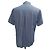 Camicia a maniche corte con bottoni Alexander McQueen in cotone azzurro Blu Blu chiaro - vista 3